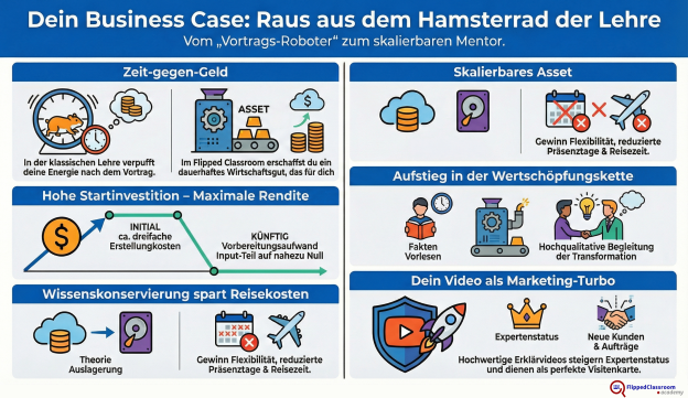 Grafik: Business-Case Flipped Classroom